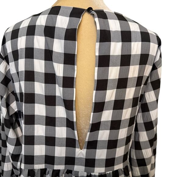 Asos Design V Front Gingham Maternity Romper Size US 6 - Picture 6 of 9